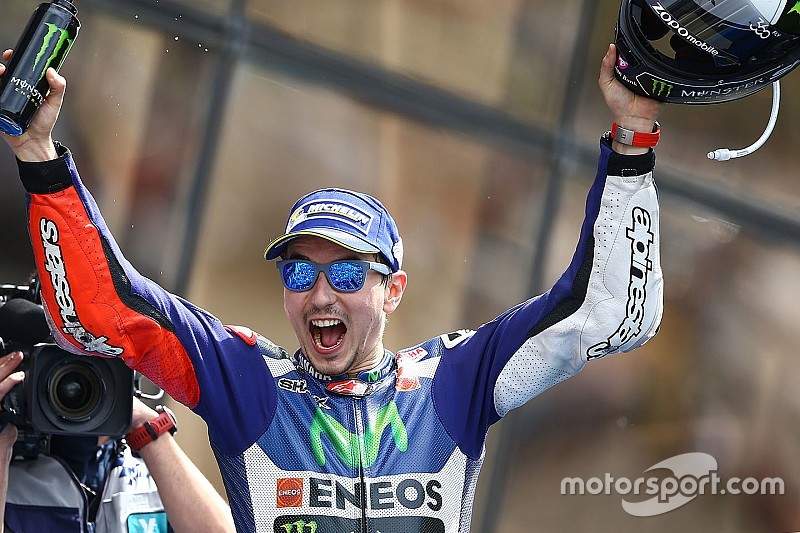 Podium: winner Jorge Lorenzo, Yamaha Factory Racing