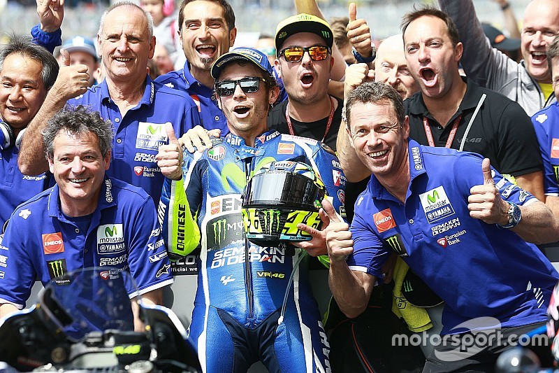 Rossi partait loin, mais reste fidèle au podium du Mans