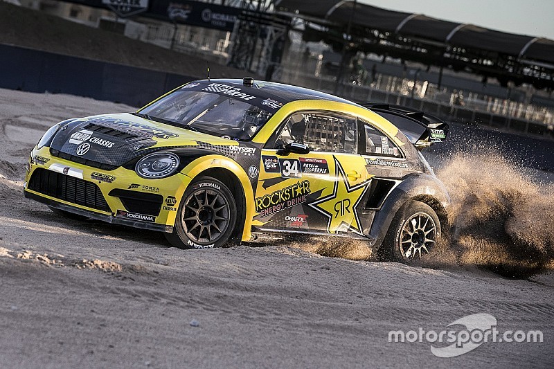 Tanner Foust met Volkswagen in twee manches WK Rallycross