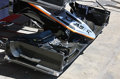 Un aileron avant "affaibli" à l'origine des difficultés de Force India