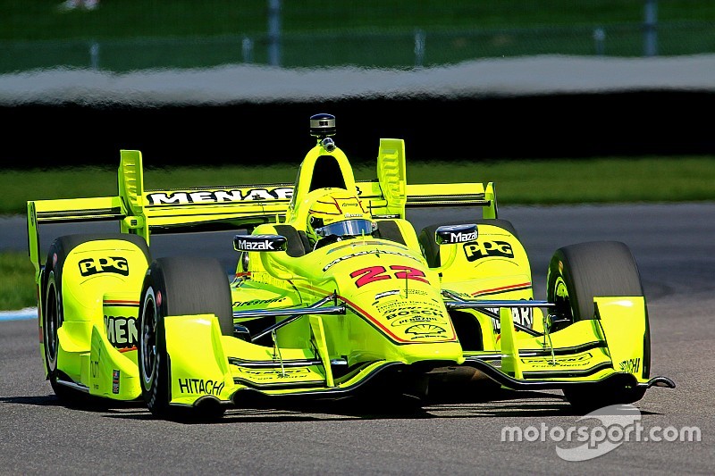 IndyCar GP Indianapolis: Derde winst op rij voor Pagenaud