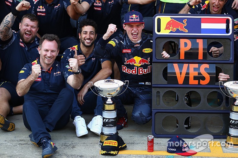 Horner: "Overwinning Verstappen fantastisch voor F1 als geheel"