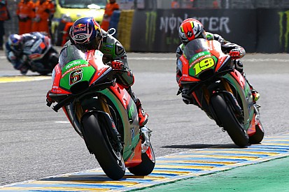 Aggiornamenti di elettronica per l'Aprilia RS-GP al Mugello