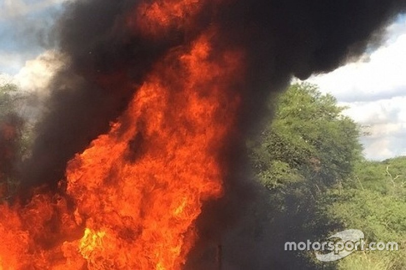 Un accidente de Paddon provoca un incendio en el Rally de Portugal