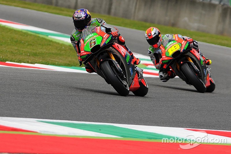 Aprilia: il caldo ed i cambi di direzione inguaiano le RS-GP