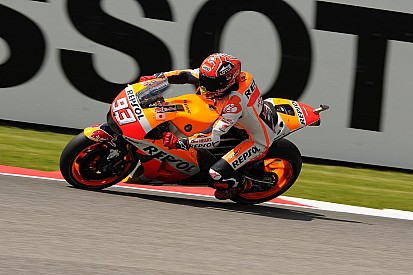 A Marc Marquez manca un po' di stabilità in uscita di curva
