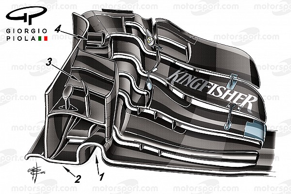 Analisi tecnica: la rinascita della Force India parte dall'ala anteriore