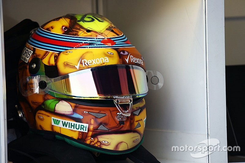 The helmet of Felipe Massa, Williams