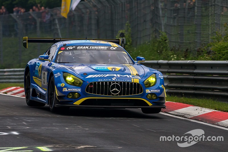 ニュルブルクリンク24時間予選:9号車メルセデスAMG GT3がPP獲得