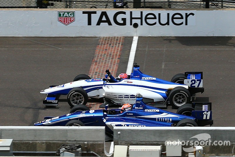 Gallery: che arrivo ad Indy, Dean Stoneman vince di soli 0"0024!