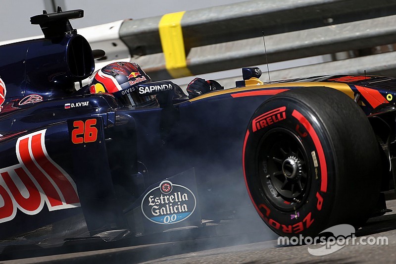 Wedstrijdleiding stelt onderzoek in naar Toro Rosso van Kvyat