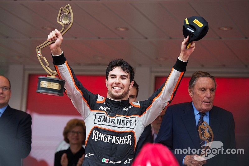 Sergio Pérez élu "Pilote du Jour" du GP de Monaco