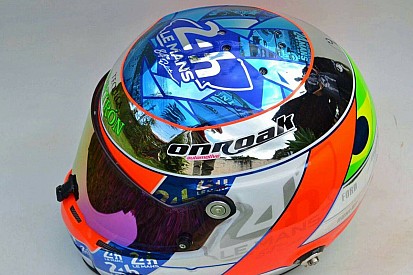 Pipo Derani apresenta capacete especial para Le Mans