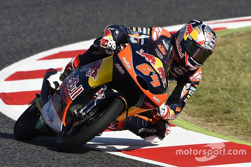 Moto3 Barcelona: Binder machtig naar pole, Bendsneyder knap veertiende