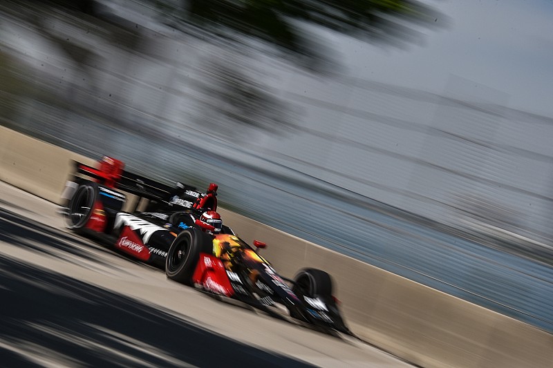 La grille de départ de la Course 1 à Detroit