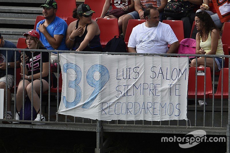 Luis Salom spandoek