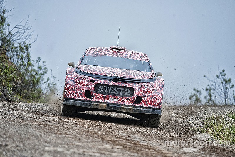 Citroën hace una nueva prueba de su WRC 2017