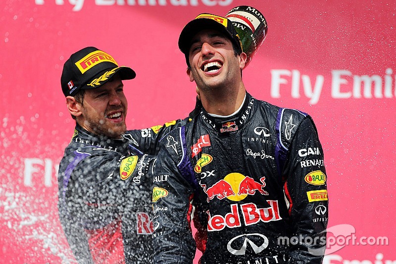 Vettel relativise la domination de Ricciardo en 2014