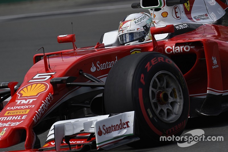 Vettel manda en una FP3 acortada
