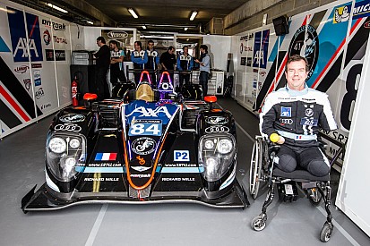 Ohne Gliedmaßen: Frederic Sausset fährt in Le Mans