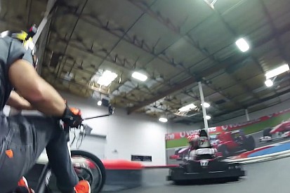 Drift trike és elektromos gokart egy pályán: menő páros!