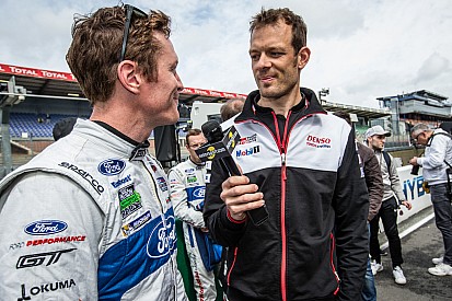 Alex Wurz interviewt Giedo van der Garde en anderen op Le Mans