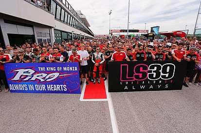 WSBK rinde homenaje a Salom y Pirovano