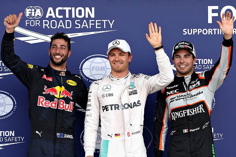 Qualifs - Rosberg devance Pérez, Hamilton trop brouillon