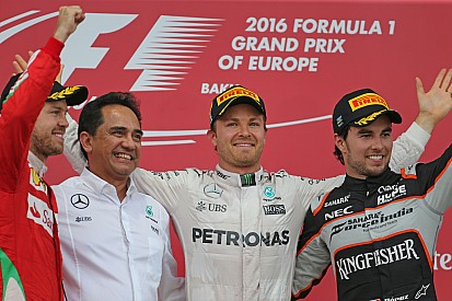 Avrupa GP: Bakü'nün ilk galibi Rosberg!