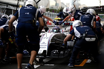 Williams iguala recorde de pit stops e surpreende pilotos