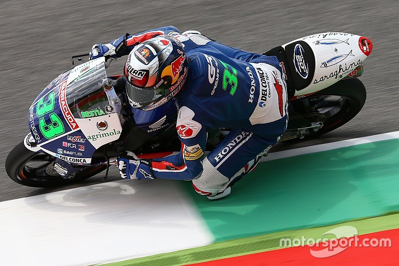 Assen, Libere 1: Enea Bastianini prima dell'arrivo della pioggia