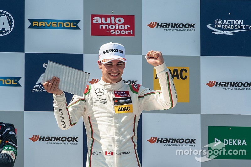 Stroll contiene a Hubert en una carrera marcada por la bandera roja