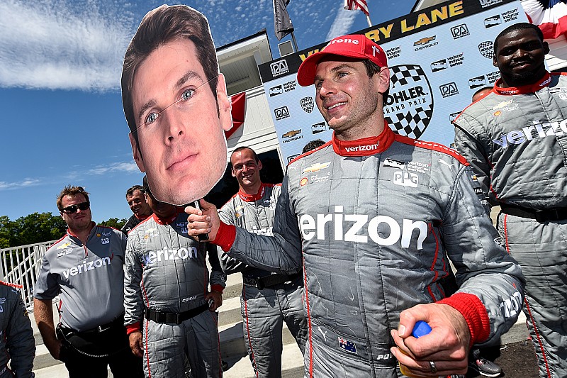 Le vainqueur Will Power, Team Penske Chevrolet