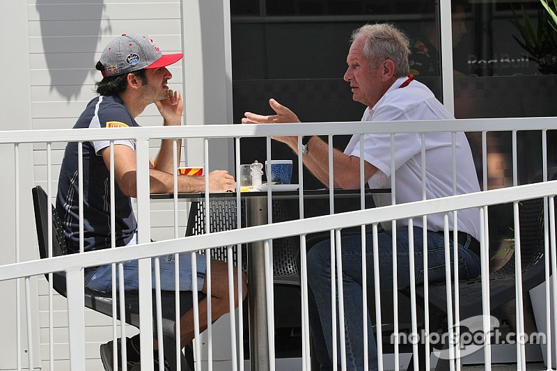 Carlos Sainz Jr., Scuderia Toro Rosso con Dr Helmut Marko, Red Bull Motorsport Consultor