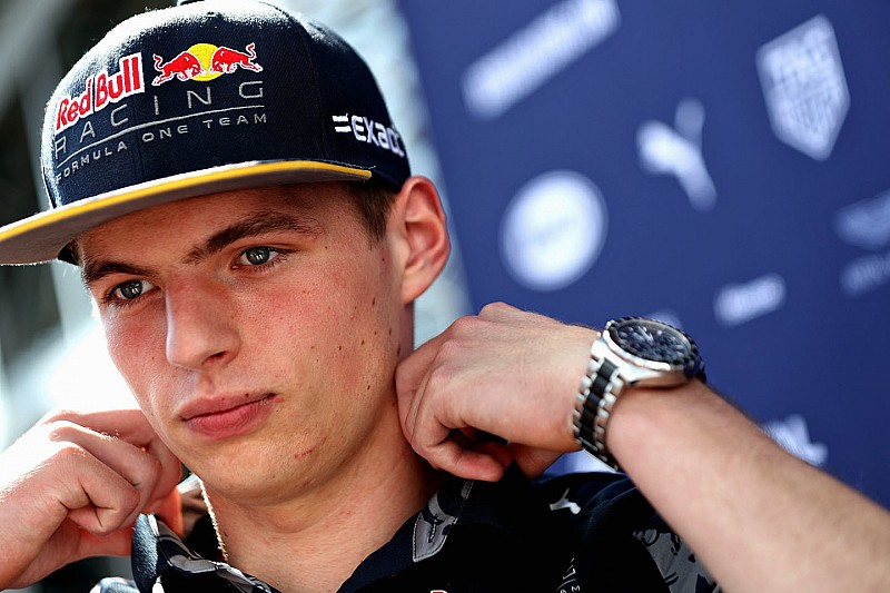 EL1 - Séance finie en eau de vibreur boudin pour Max Verstappen