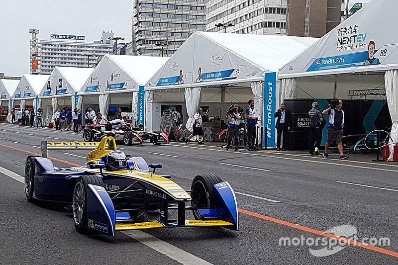La grille de départ de la Course 1 de l'ePrix de Londres