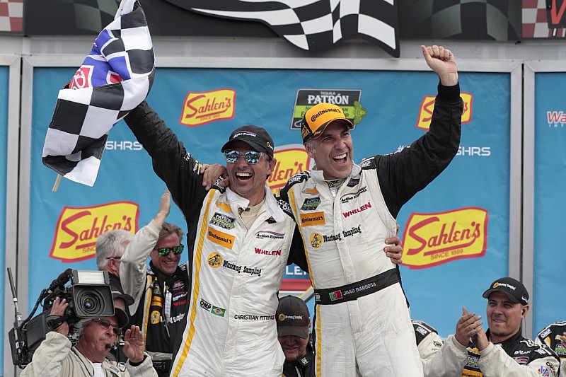 Race winners Joao Barbosa, Christian Fittipaldi, Action Express Racing