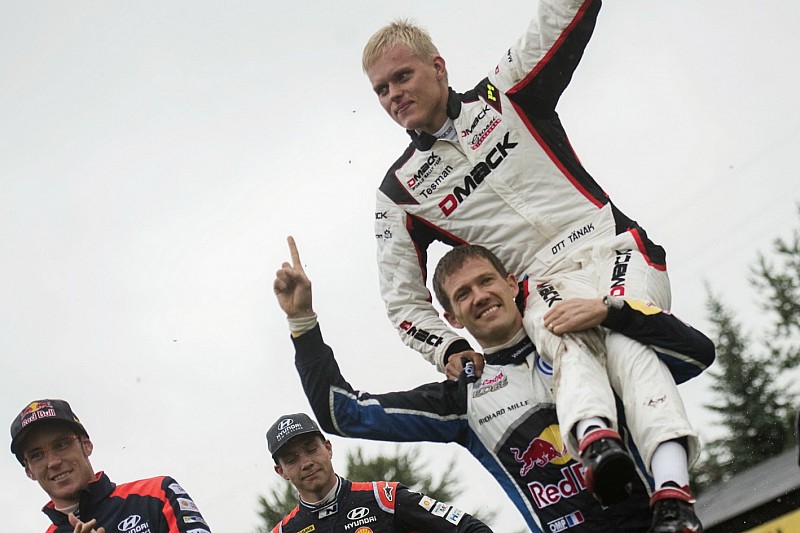 Sébastien Ogier,  Volkswagen Polo WRC, Volkswagen Motorsport and Ott Tanak, DMACK World Rally Team