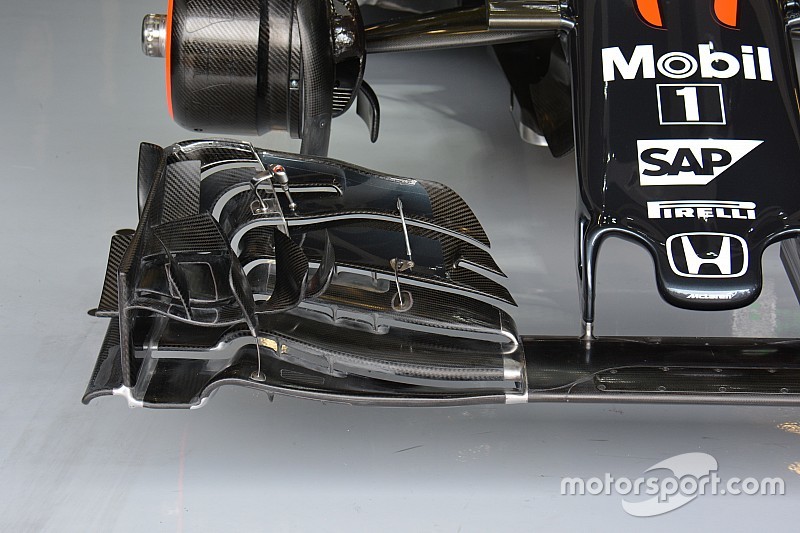 McLaren MP4-31: Frontflügel