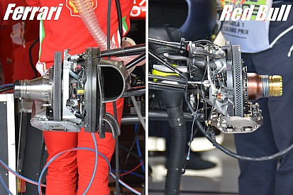 Silverstone: il diverso approccio ai freni di Ferrari e Red Bull Racing