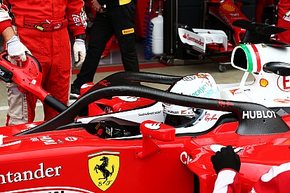 Silverstone: Ferrari-Pilot Sebastian Vettel testet Halo 2