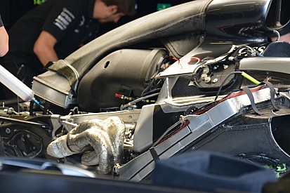 Mercedes: cambiata la refrigerazione dell'ERS per l'aerodinamica