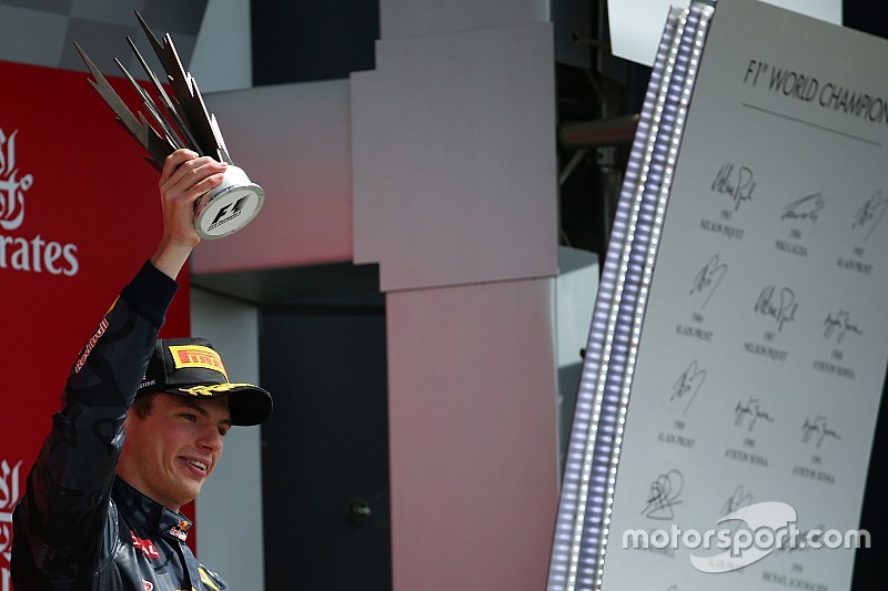 Verstappen ‘supertevreden’ met podiumplaats in Britse Grand Prix