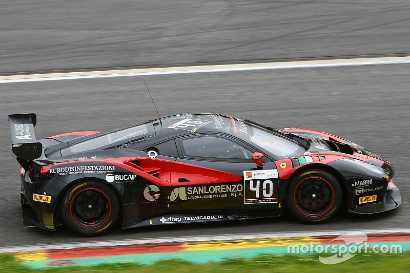 #40 Easy Race, Ferrari 488 GT3: Ferdinando Geri, Daniel Mancinelli, Gregori Romanelli, Filippo Francioni