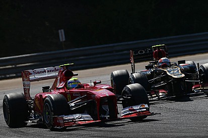 Grosjean et l'un des meilleurs dépassements de sa vie