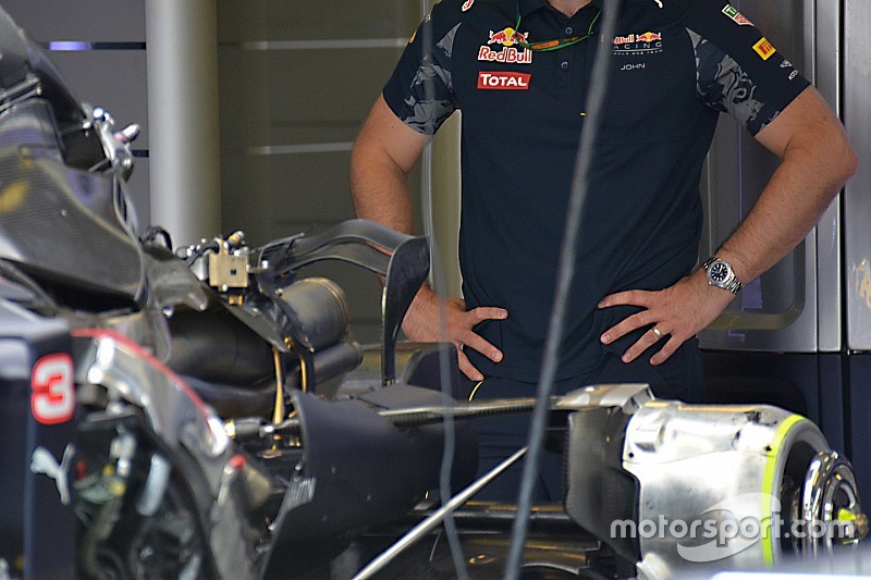 Technique - L'aileron arrière et le monkey seat de la Red Bull RB12