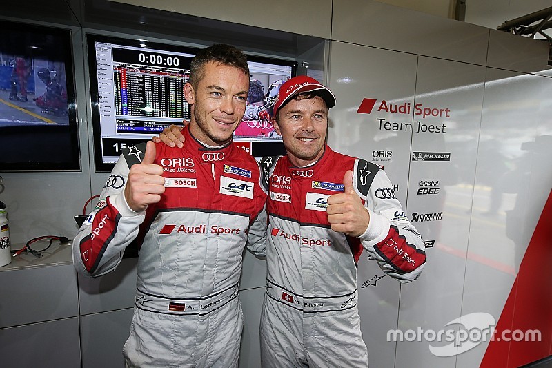 Polesitter #7 Audi Sport Team Joest Audi R18: Marcel Fässler, Andre Lotterer