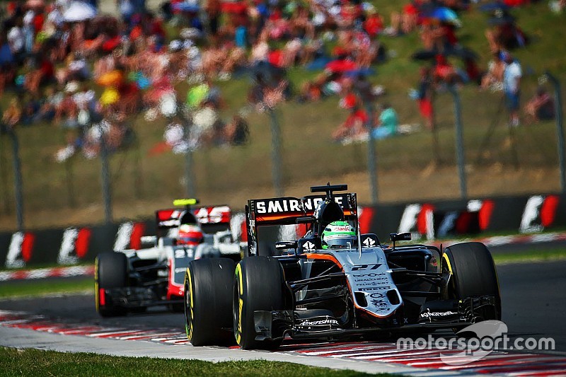 Force India a perdu des plumes dans les stands