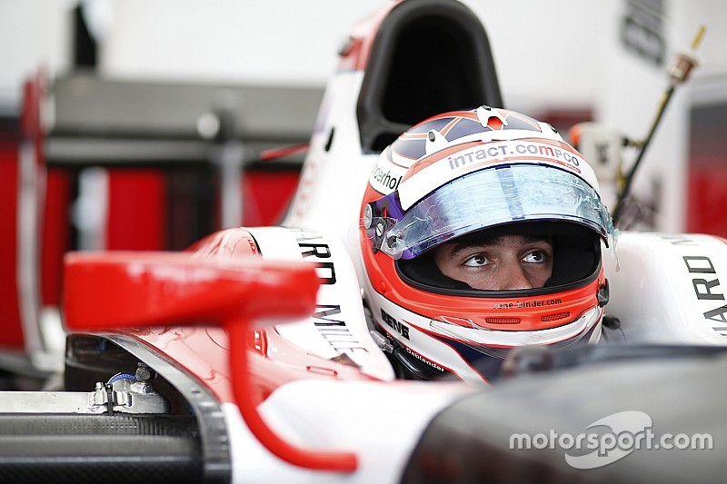 Binder por Canamasas en Alemania en la GP2