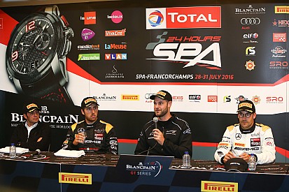 McLaren in pole provvisoria in Belgio con Van Gisbergen